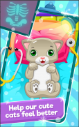 Little Cat Doctor Pet Vet Game screenshot 0