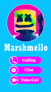 Marshmello DJ Call Video & Chat Sumilator screenshot 3