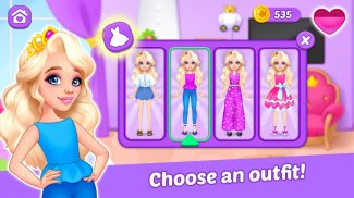 Princess doll home Paper game screenshot 15