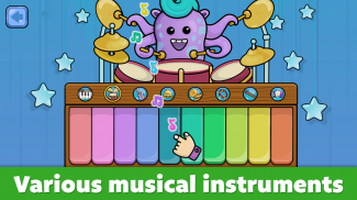 钢琴的乐趣为孩子们 - 有趣的歌曲，并为幼儿免费音乐游戏 screenshot 6