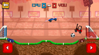 Pixel Cars. Soccer screenshot 2