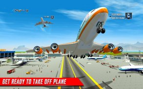 Robot pilot pesawat simulator - game pesawat screenshot 0