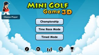 Mini Golf Game 3D FREE screenshot 0