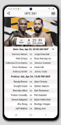 MMA Fight Cards screenshot 2