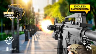 Silah AR kamera 3d simülatörü screenshot 2