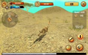 Wild Cheetah Sim 3D screenshot 4