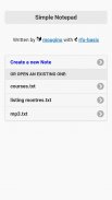 (No-Ad) Simple Notepad screenshot 0