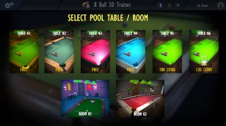 8 Ball 3D Trainer - Pool Game screenshot 1
