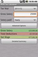 PAYE Tax Calculator screenshot 0