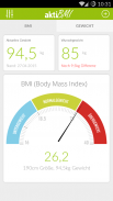 BMI+Gewichtskontrolle: aktBMI screenshot 0