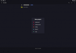 Code editor - Run JS, HTML, PHP and GitHub Client screenshot 0