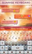 Sunrise GO Keyboard Theme screenshot 4