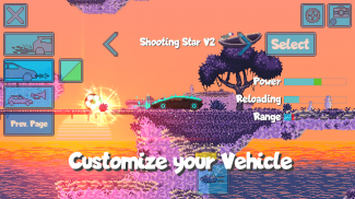 Pixel Boost League - 2D Rocket Powered Car Soccer screenshot 0