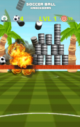 Soccer Ball Knockdown - aim, flick and tumble cans screenshot 19