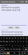 Yung Kham Converter (ᥘᥤᥐᥲᥖᥭᥰ - လိၵ်ႈတႆး) screenshot 1