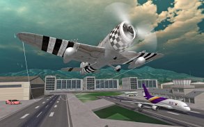 Airplane Free Fly Simulator screenshot 2