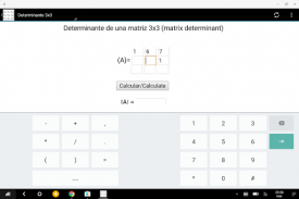 Determinante screenshot 1