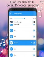 cambia voce - Effetti audio screenshot 2