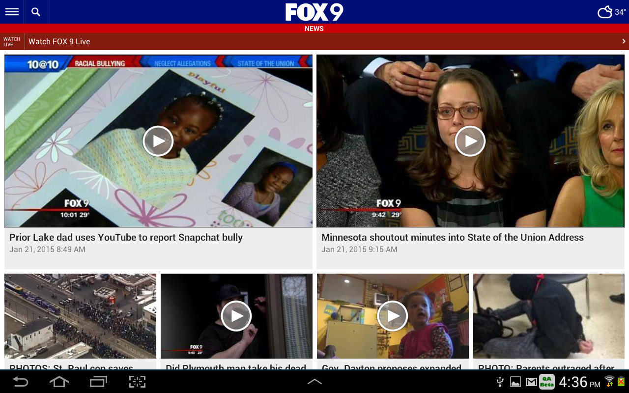 Fox 9 clearance news live stream