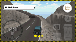 panas Jeep Hill Climb Racing screenshot 1