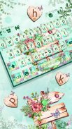 Green Floral Garden Tastatur-T screenshot 1
