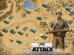 1943 Deadly Desert - a WW2 Strategy War Game screenshot 1