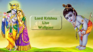 Lord Krishna Live Wallpaper screenshot 0