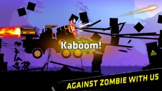 Stickman Racer: Zombie de supraviețuire screenshot 0