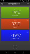 Temperatures screenshot 1