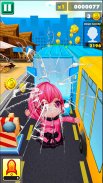 Anime Subway Runner Endless 3D screenshot 2