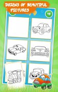 Cars coloring book for kids screenshot 8