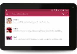 Trucos de belleza Caseros screenshot 7