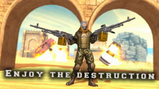 Desert Gunner Machine Gun Game screenshot 3