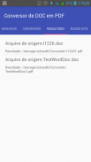 Conversor de DOC em PDF screenshot 4