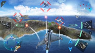 การรบทางอากาศ 3D - Sky Fighters screenshot 2