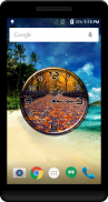 Autumn Clock Live Wallpaper screenshot 2