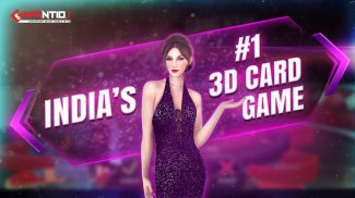 Gamentio 3D: Poker Teenpatti R screenshot 0