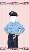 Kids Police Suit Photo Editor screenshot 2