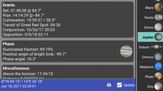 Sun, moon and planets screenshot 5