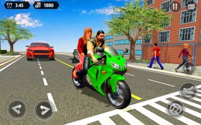 Bike Lift Motorcycle Taxi Game screenshot 4