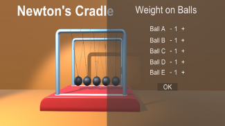 Newton's Cradle -Physics Simulation screenshot 2