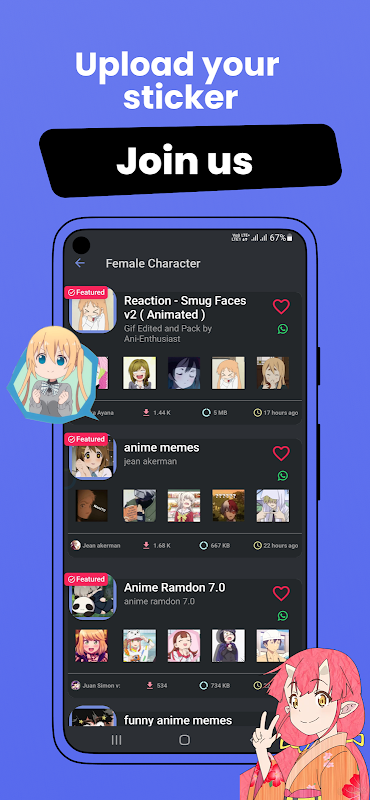 Anime Memes WASticker 1.2 Free Download