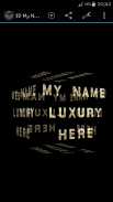 3D My Name Luxury Wallpaper screenshot 4