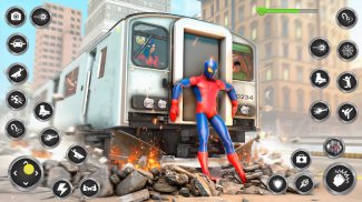 قهرمان سرعت شعله: پرواز قهرمان شعله ربات بازی screenshot 0