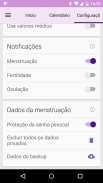 Calendário Período & Ovulação screenshot 7