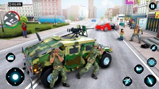 US Army Car Driver Crime Fight screenshot 1