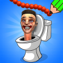 Draw To Smash : Toilet Puzzle Icon