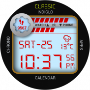 Retro Digital Watch Face screenshot 7