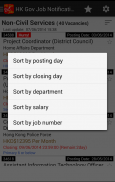 HK Gov Job Notification (政府工) screenshot 1