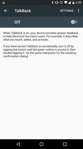 Strumenti per l'accessibilità Android screenshot 3